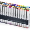 D -a wide variety of mid-tones and fluorescent colors