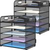 Mesh Desk Organizer Black 2 Pack
