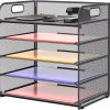 Mesh Desk Organizer Grey