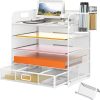 With Pen Holders+drawer White