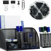 Black Desk Organizer+72 Accessories