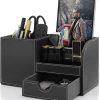 Black with drawer