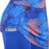 Blue Geometric Non-slip Belt